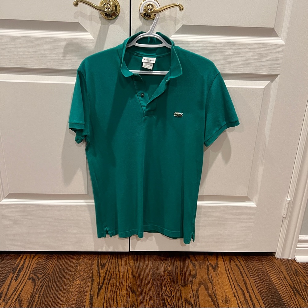 Lacoste Men's Green Polo Shirt